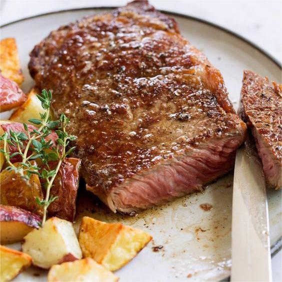 Pan-Seared Steak with Garlic Butter